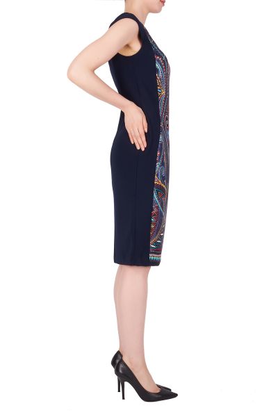Joseph Ribkoff Midnight Blue/Multi Dress Style 191741