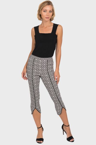 Joseph Ribkoff Black/Blush Pant Style 192764