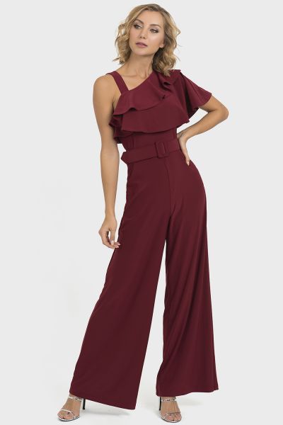 Joseph Ribkoff Imperial Red Jumpsuit Style 193054