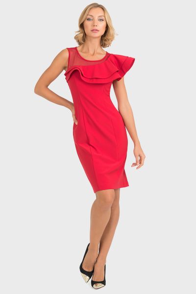Joseph Ribkoff Red Dress Style 193298