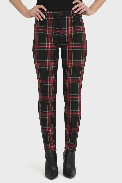 Joseph Ribkoff Black/Multi Pants Style 194661