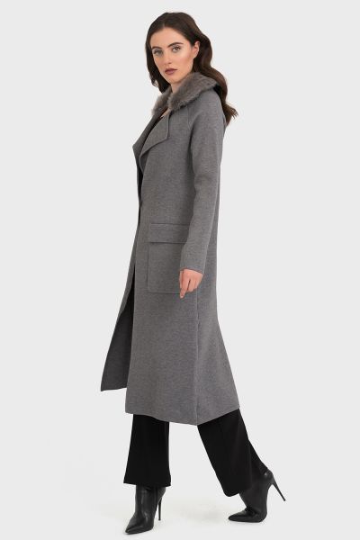 Joseph Ribkoff Grey Coat Style 194917
