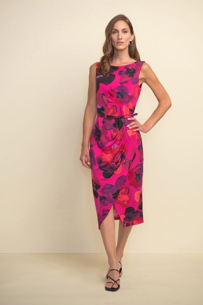 Joseph Ribkoff Pink/Multi Dress Style 211351
