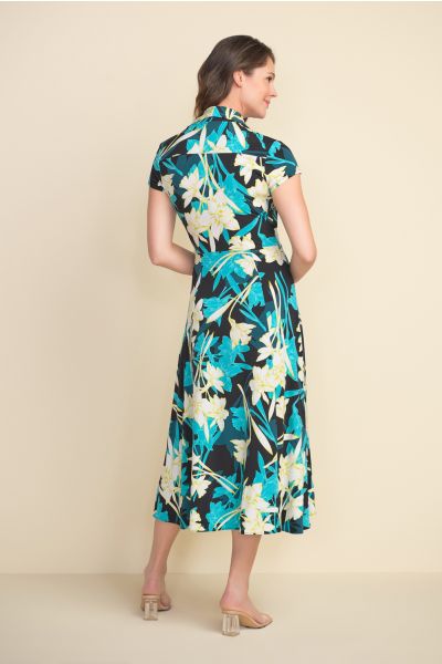 Joseph Ribkoff Black/Multi Dress Style 212151