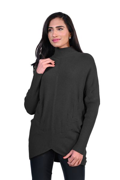 Frank Lyman Black Knit Sweater Style 213134U