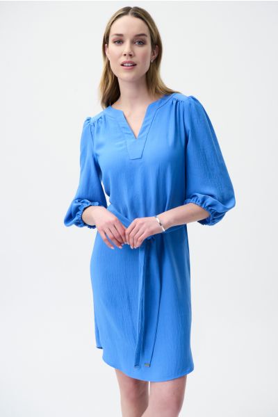 Joseph Ribkoff Aegean-Sea 3/4 Sleeve Dress Style 222001-main
