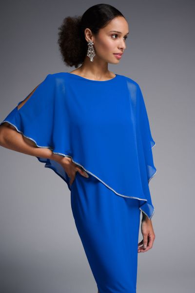 Joseph Ribkoff Mineral Blue Dress Style 223762