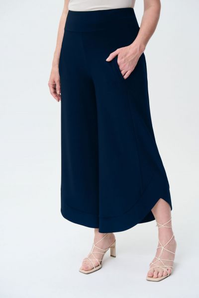 Joseph Ribkoff Midnight Blue Wide Leg Pants Style 231059