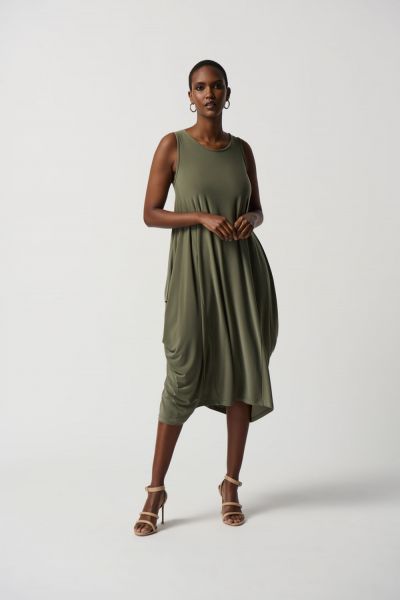Joseph Ribkoff Agave Silky Knit Sleeveless Cocoon Dress Style 231179