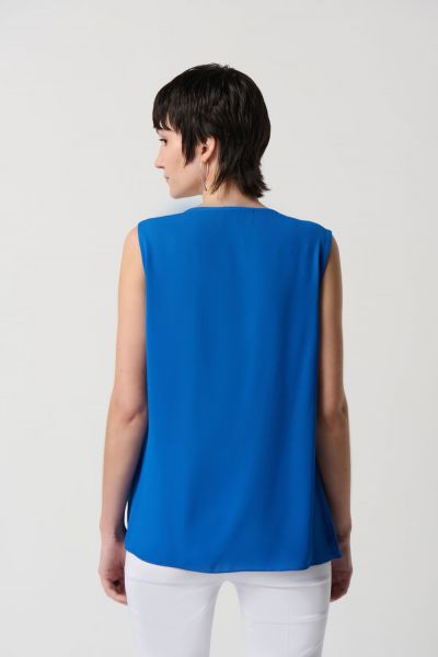 Joseph Ribkoff Blue Oasis Sleeveless Top Style 231182