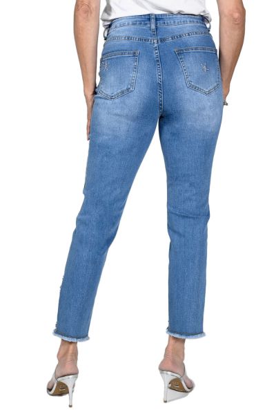Frank Lyman Blue Denim Pants Style 231706U