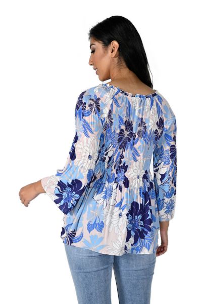 Frank Lyman Pink/Blue Top Style 231736U