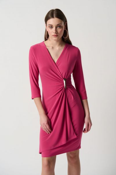 Joseph Ribkoff Hibiscus Wrap Dress Style 231767