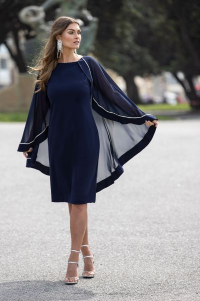 Frank Lyman Midnight Blue Dress Style 239150