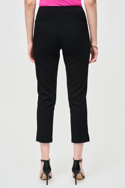 Joseph Ribkoff Black Crop Pull-On Pants Style 241105
