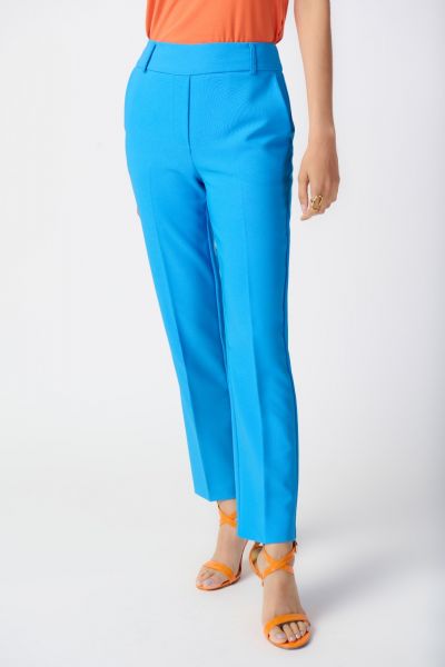 Joseph Ribkoff French Blue Cropped Pants Style 241188