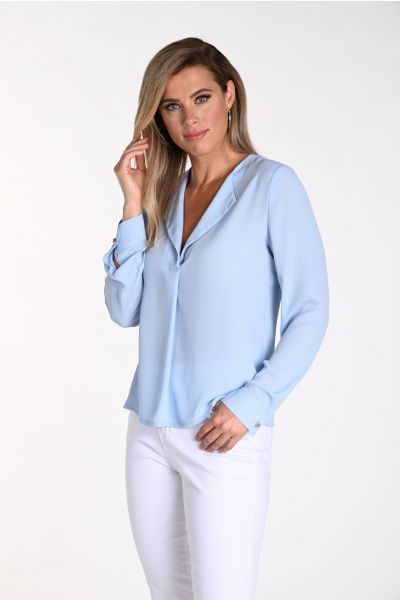 Frank Lyman Powder Blue Top Style 241254