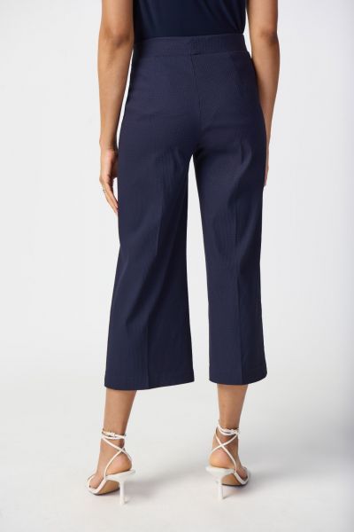 Joseph Ribkoff Midnight Blue Pull-On Culotte Pants Style 241273