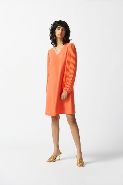 Joseph Ribkoff Mandarin A-Line Dress Style 242022