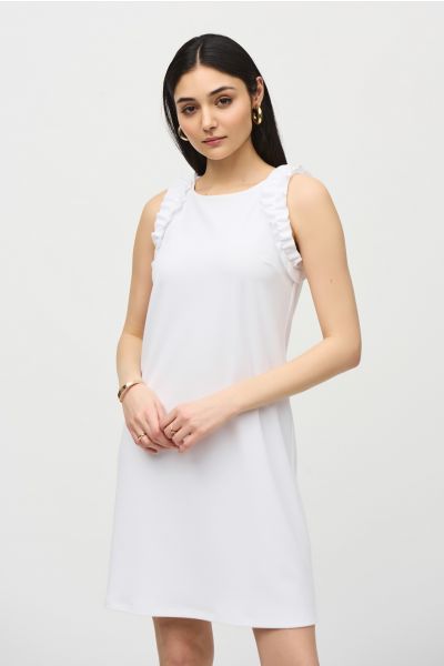 Joseph Ribkoff Vanilla Sleeveless Straight Dress Style 242115
