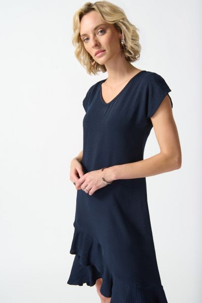 Joseph Ribkoff Midnight Blue A-Line Dress Style 242206