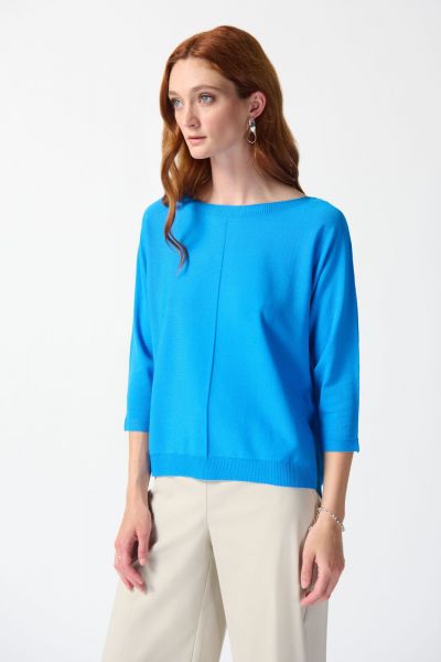 Joseph Ribkoff Mandarin Pullover Sweater Style 242905