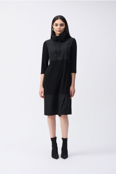 Joseph Ribkoff Black Cocoon Dress Style 243030