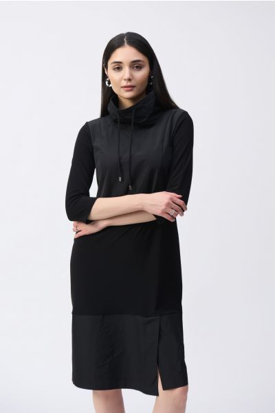 Joseph Ribkoff Black Cocoon Dress Style 243030