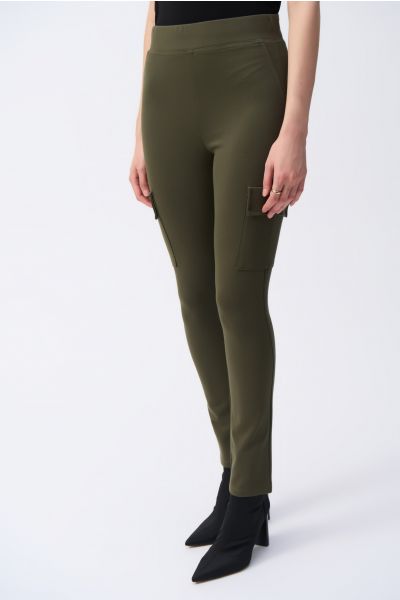 Joseph Ribkoff Iguana Slim Fit Cargo Pants Style 243045