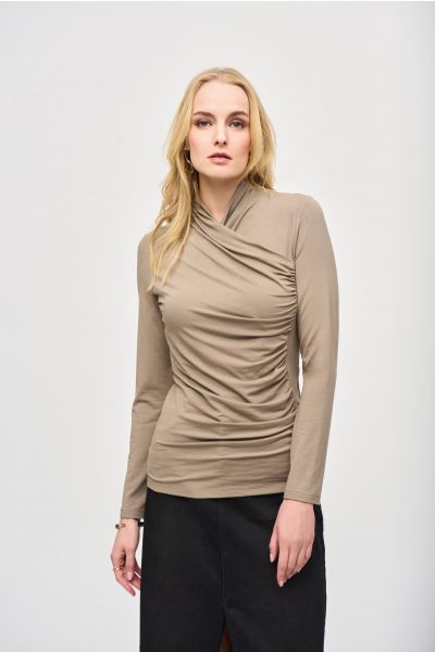 Joseph Ribkoff Java Jersey Knit Fitted Top Style 243148