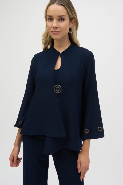 Joseph Ribkoff Midnight Blue Swing Jacket Style 243289