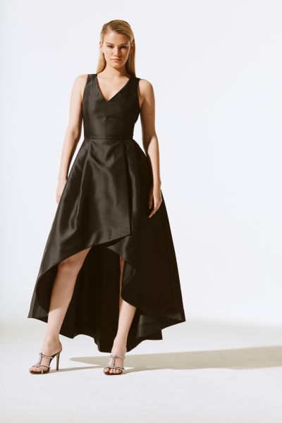 Joseph Ribkoff Black Fit And Flare Gown Style 243765