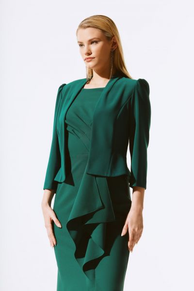 Joseph Ribkoff Absolute Green Jacket with Bow Detail Style 243799