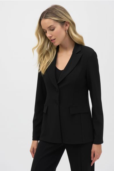 Joseph Ribkoff Black Fitted Blazer Style 244095