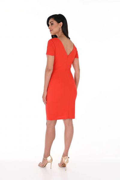 Frank Lyman Cherry Short Sleeve Wrap Dress Style 246127