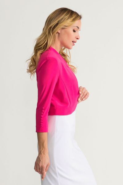 Joseph Ribkoff Hyper Pink Cover Up Style 32083