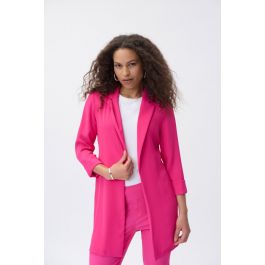 Joseph Ribkoff Dazzle Pink Jacquard Pants Style 231220