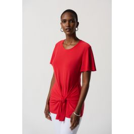 Joseph Ribkoff Magma Red Top Style 231120