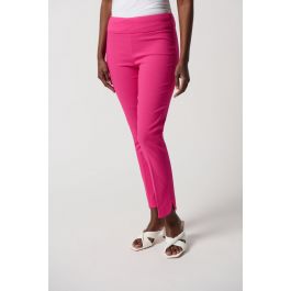 Joseph Ribkoff Dazzle Pink Jacquard Pants Style 231220