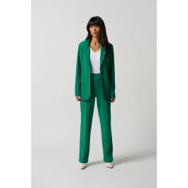 Joseph Ribkoff Kelly Green High-Rise Wide-Leg Pants Style 233098