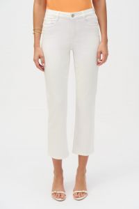 Joseph Ribkoff White Classic Straight Leg Stretch Jeans Style 252926X