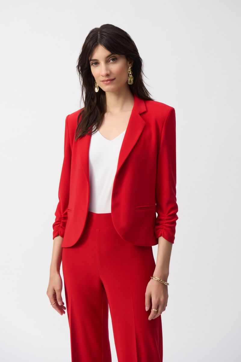 Joseph Ribkoff Radiant Red Classic Blazer Style 143148