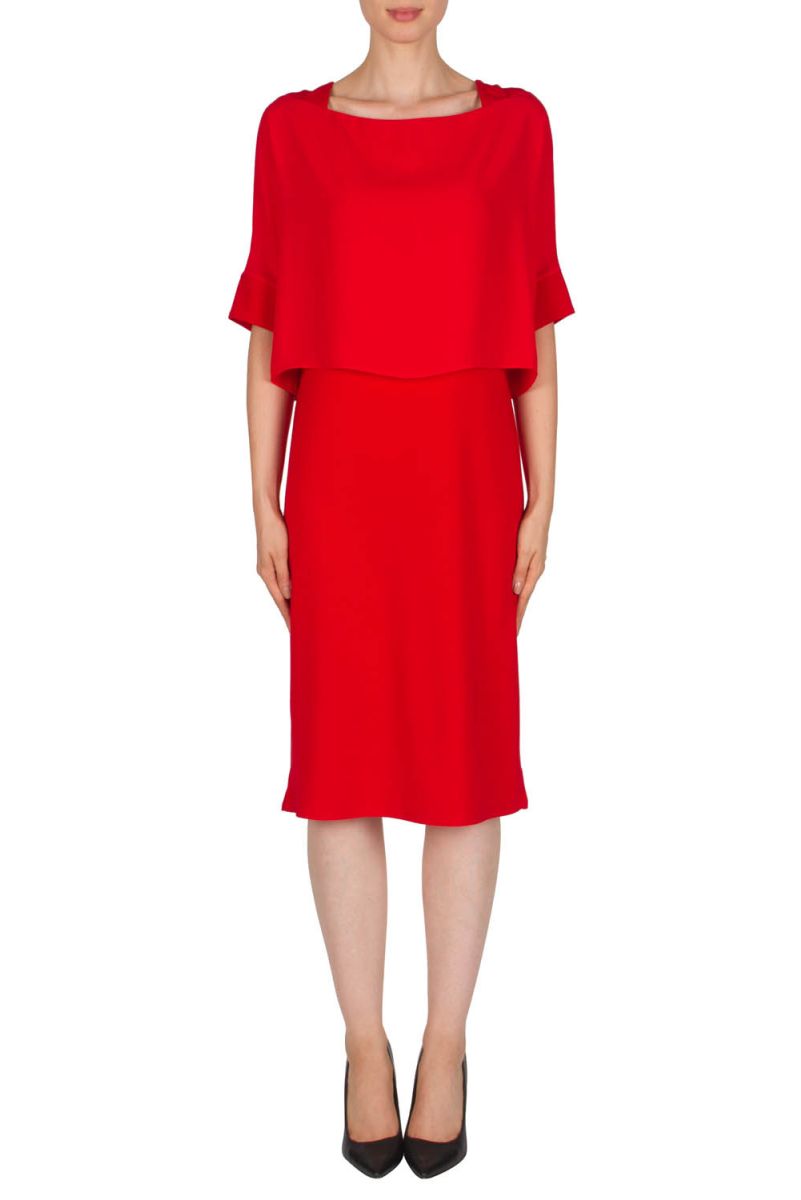 Joseph Ribkoff Red Dress Style 181256