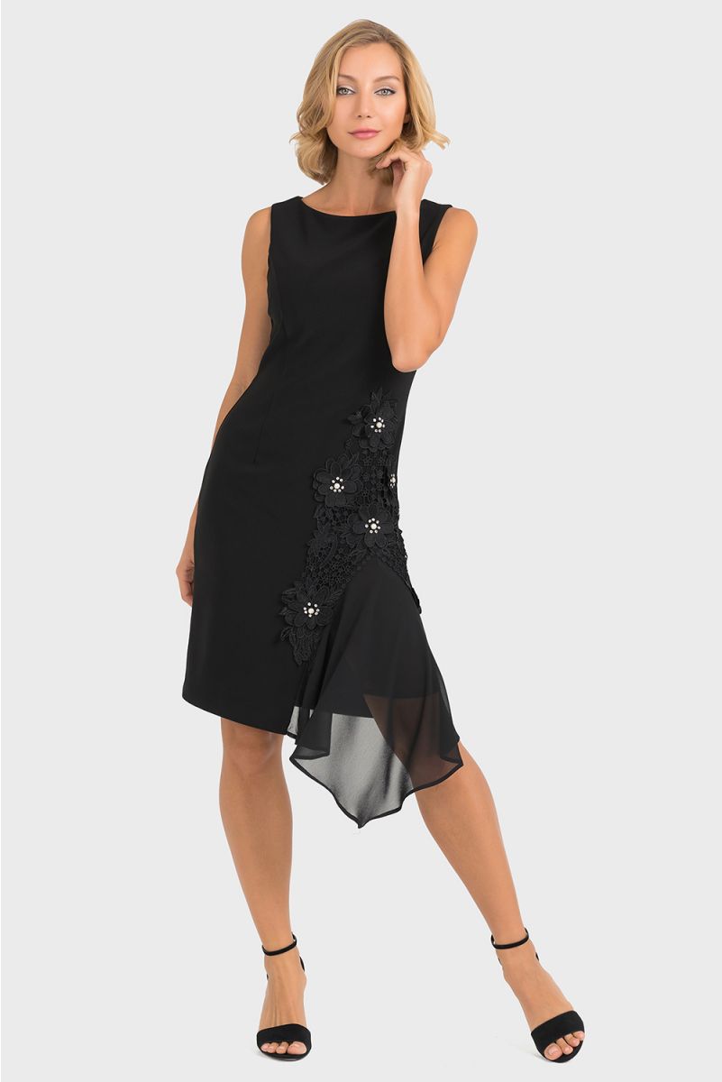 Joseph Ribkoff Black Dress Style 193201