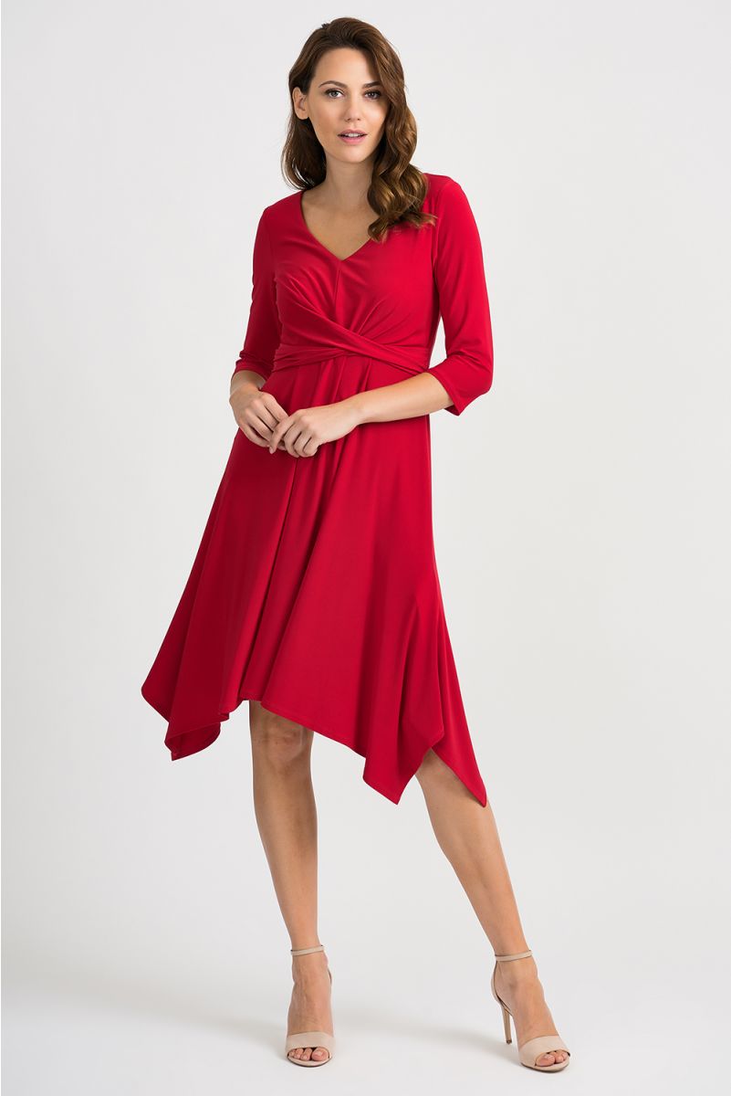 Joseph Ribkoff Lipstick Red Dress Style 201295