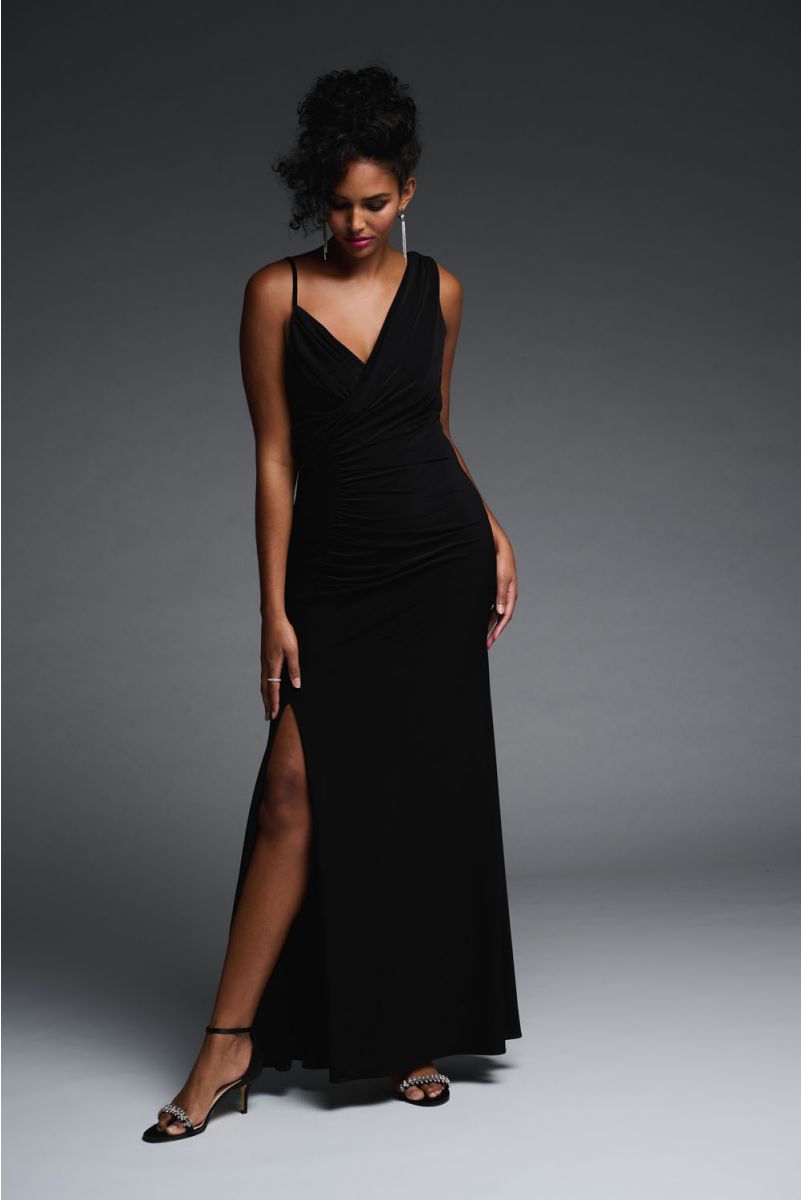 Joseph Ribkoff Black Dress Style 223714-main