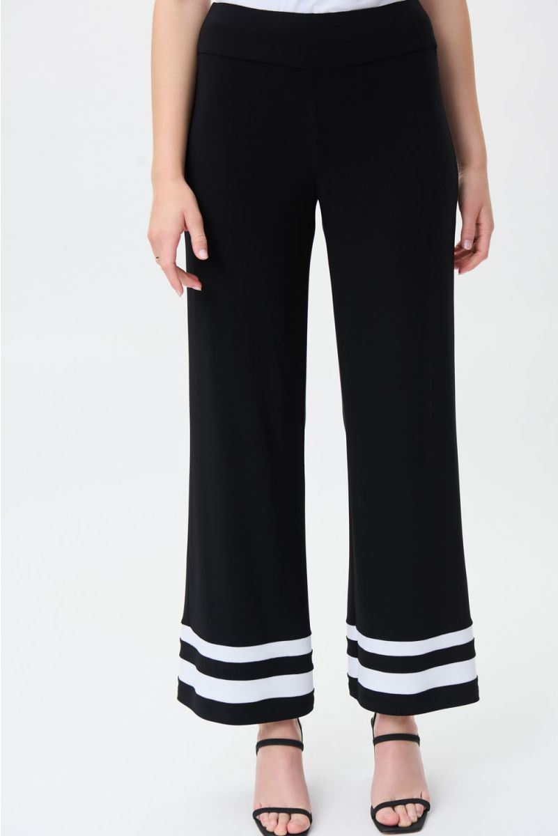 Joseph Ribkoff Black/Vanilla Pants Style 231031
