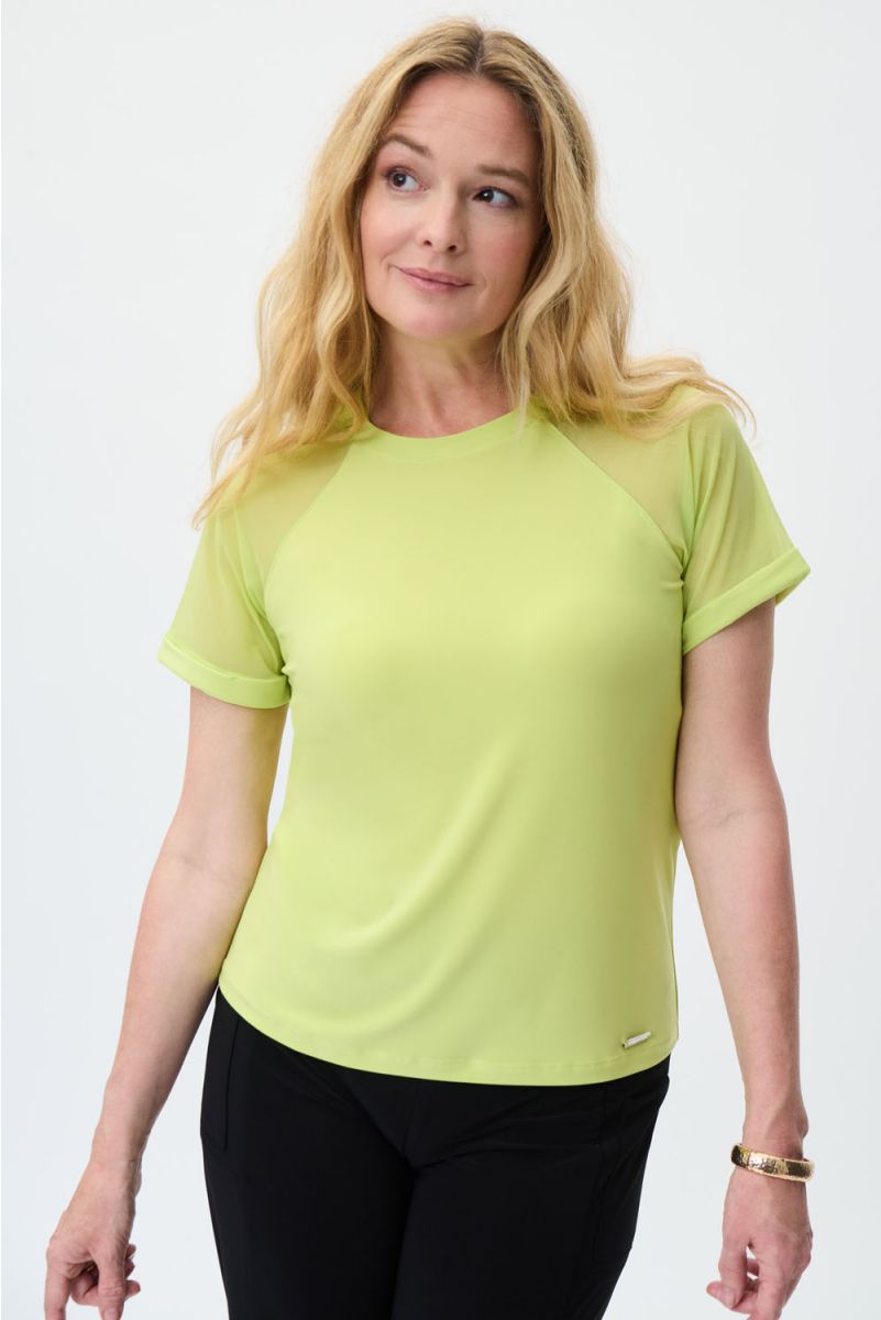Joseph Ribkoff Exotic Lime Top Style 231235