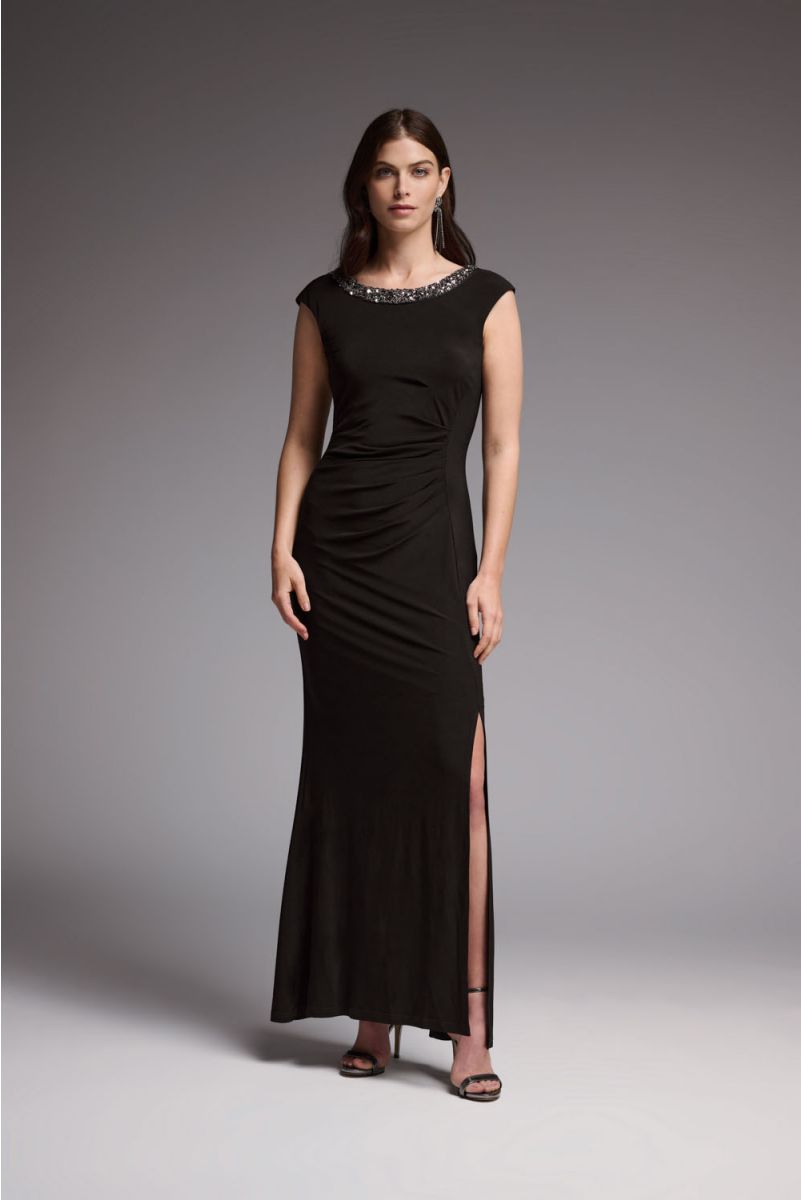 Joseph Ribkoff Dress 211374 Black/Multi