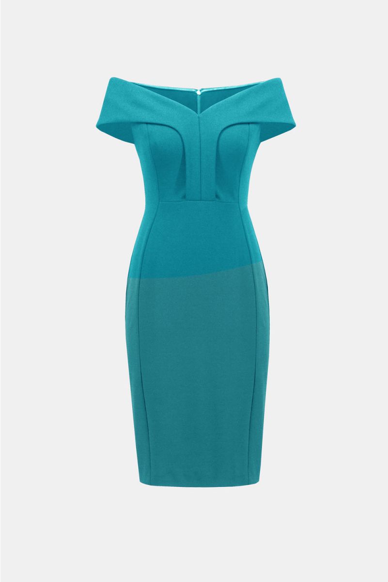 Joseph Ribkoff Ocean Blue Dress Style 231756